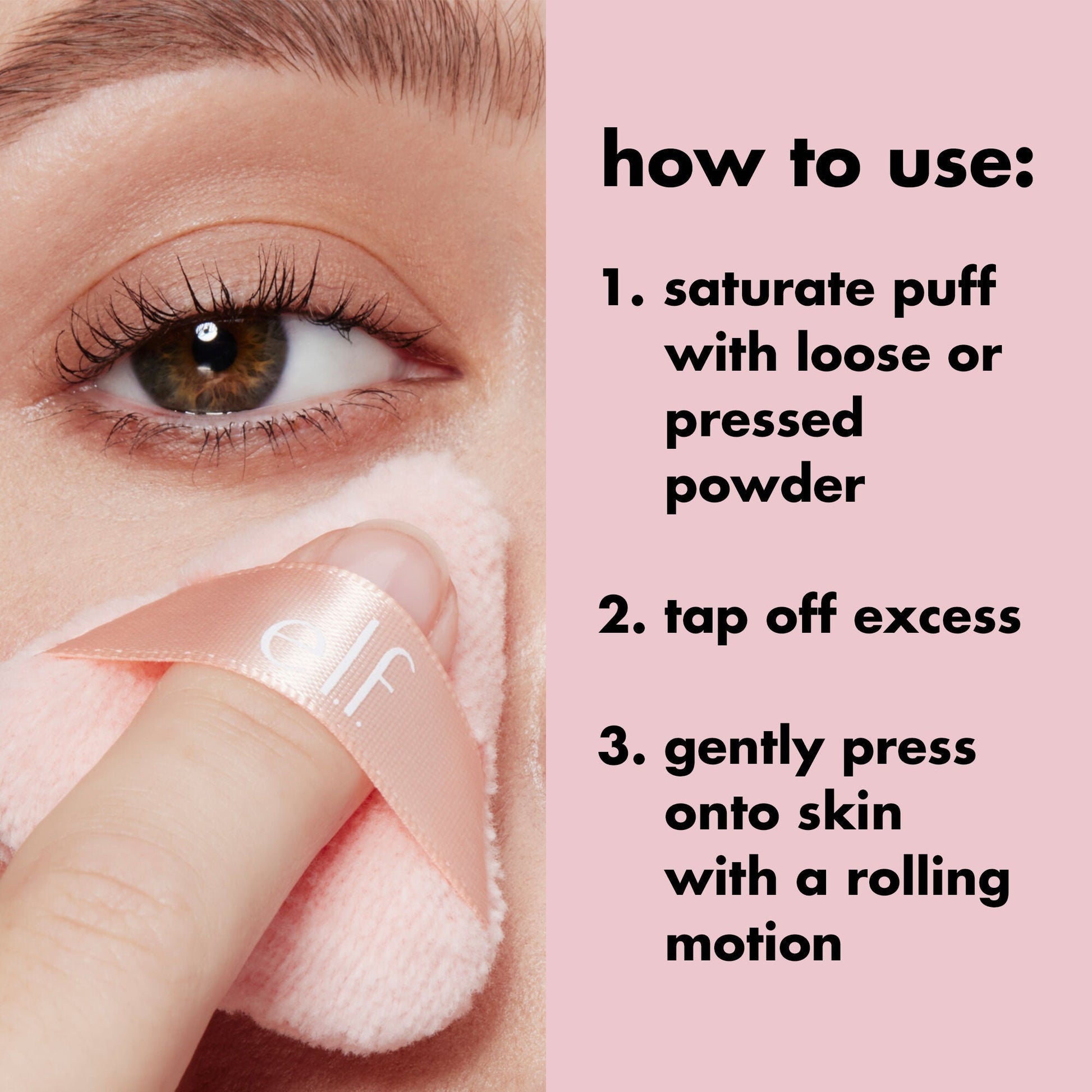 halo-glow-pinkie-puffs-w1 1123_PDP_BRUSHES_HALO_GLOW_POWDER_PUFF_HOW-TO.jpg